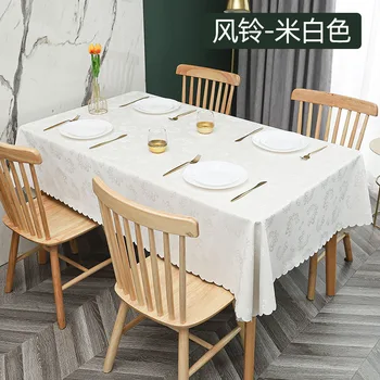 Sűrített vízálló, mosás nélküli étterem szállodai terítő kezdőlap Nordic egyszerű téglalap alakú étkezőasztal terítő asztalszőnyeg
