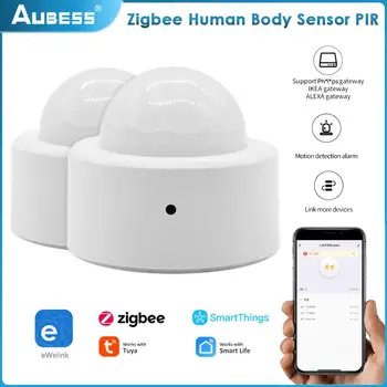 Zigbee 3.0 Ewelink Mini intelligens emberi test érzékelő mozgásmozgás PIR jelátalakító infravörös érzékelő Smart Life intelligens otthoni biztonság