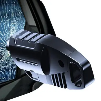 Autóbiztonság Kalapács Automatikus vészhelyzeti üveg ablaktörő Biztonsági öv vágó Életmentő autó vészhelyzeti acél menekülő kalapács