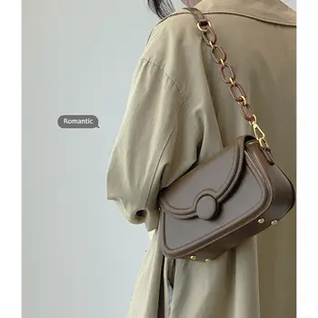 Új vintage tervező női táska Váll Messenger táska Női kis négyzet alakú táska Valódi bőr hónalj táska nyereg W10