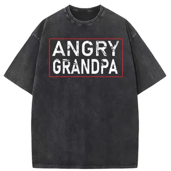 Dühös nagypapa vicces póló férfiaknak Nagypapa póló férfi 2023 Új képregények Őszi pulóverek Egyedi hosszú ujjú férfi
