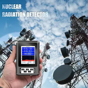 XR1 BR-9B Geiger számláló nukleáris sugárzásdetektor LCD kijelzővel Hordozható kézi nagy pontosságú sugárzási dózismérő