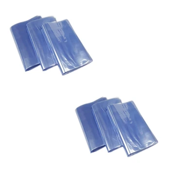 200Pcs DIY fúvó hőzáró lapos szájú PVC hőre zsugorodó film táska csomagolás vízálló tároló átlátszó műanyag zacskó 11X30cm