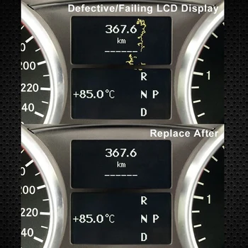  autó sebességmérő műszerfal kijelző Mercedes Benz ML W164 GL X164 LCD kijelző kijelző tartozékokhoz