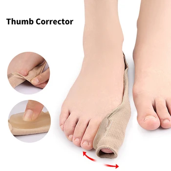 Big Bone Ortopédiai bütyök korrekció pedikűr zokni szilikon Hallux Valgus korrektor fogszabályozó lábujjak elválasztó lábápoló eszköz