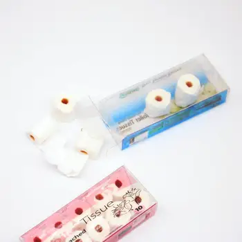 Miniatűr papírtörlők babaházhoz Valósághű miniatűr babaház WC-papír készlet konyhai fürdőszobához 1/12 Méretarány finom