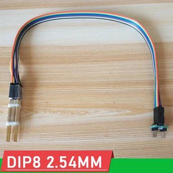 DIP8 firmware Burning 2.54mm szonda rugós tű gyűszűs lámpatest eszköz író klip tű hibakeresési program