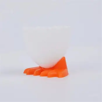 Aranyos kreatív tojáspohártartó Műanyag tojástartó lábbal Tojáselválasztó Főtt tojás tartály Konyhai kiegészítők