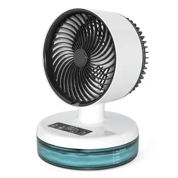 Hideg ventilátor Mini légkondicionáló ventilátor Otthoni asztali párásító Hűtés Spray légkondicionáló ventilátor mobil hűtő USB interfész