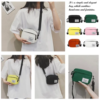 2023 Új Mini kézitáskák Válltáska Női divat alkalmi vászon patchwork Egyszerű telefon Messenger táska
