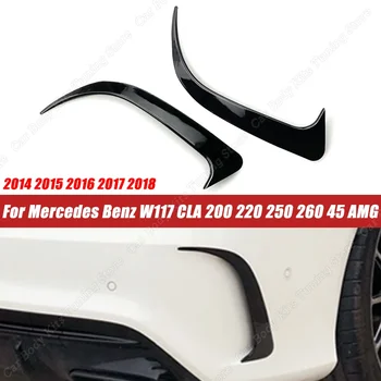 Autó hátsó lökhárító Ajak spoiler Canards szellőzőnyílások Tartozékok Mercedes Benz W117 CLA 200 220 250 260 45 AMG 2014-2018 Külső