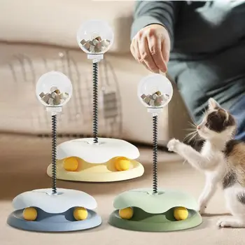 interaktív macskajátékok Levehető stabil macskaetetős játék csúszásmentes párnával Tartós macskák Szivárgás élelmiszer tárolás Kisállat szerszámok Tartozékok