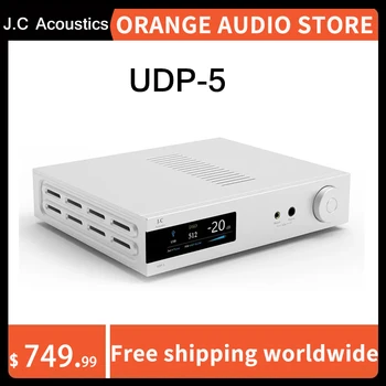 J.C Acoustics UDP-5 Dual ES9039Q2M Desktop DAC és fejhallgató-erősítő XMOS XU216 PCM 768K NATÍV DSD512 Teljesen kiegyensúlyozott Teljes DC